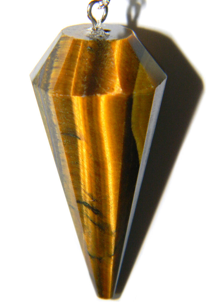 Tigers Eye Faceted Pendulum