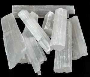 Selenite Rough 5pc - 13cm-15cm