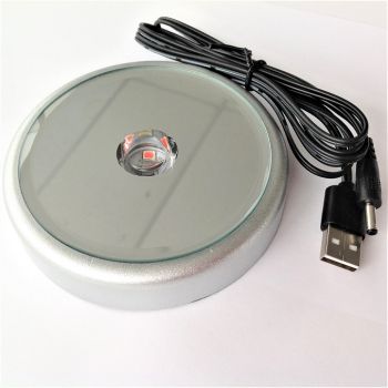 LED Display Base for Crystals with USB
