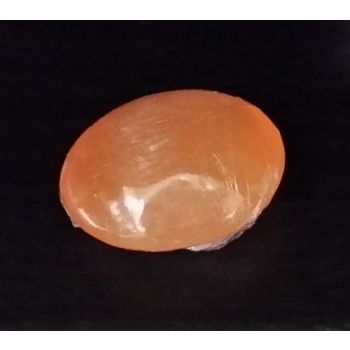 Selenite Palm Stone - Peach