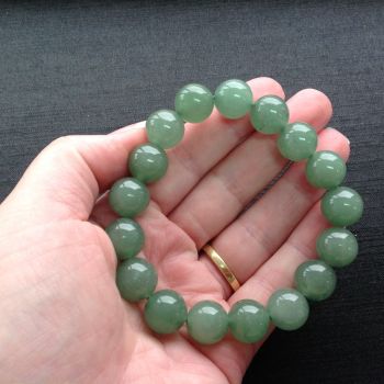 Green Aventurine Beads Bracelet - 12mm