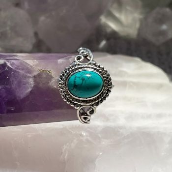 Sterling Silver Ring - Turquoise SZ8 - 05