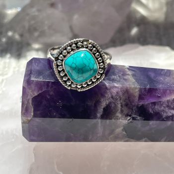 Sterling Silver Ring - Turquoise SZ - 09