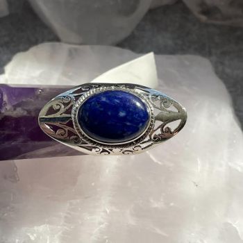 Sterling Silver Ring - Lapis Lazuli SZ8 - 06