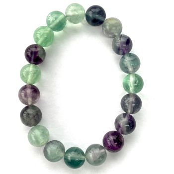 Fluorite Beads Bracelet - 10mm