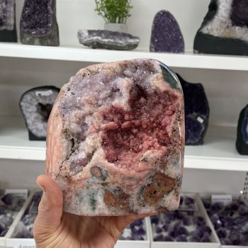 Pink Amethyst - Geode - P92