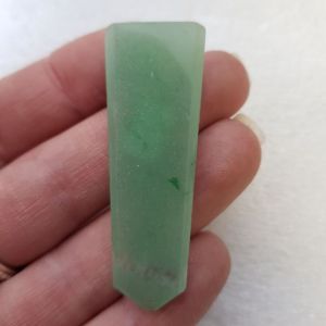 Flat Crystal - Green Aventurine - 1pc