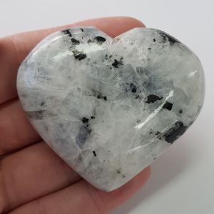 Rainbow Moonstone Heart 5cm 
