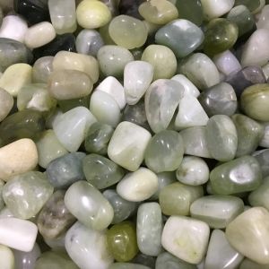Chinese New Jade Tumbled Stones 250gms