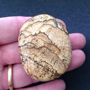 Pocket Palm Stone - Rhodonite