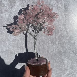 Rose Quartz Tree - Medium 012