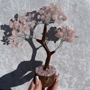 Rose Quartz Tree - Medium 014
