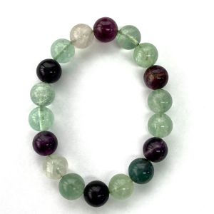 Fluorite Beads Bracelet - 12mm