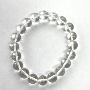 Clear Quartz Beads Bracelet - 10mm