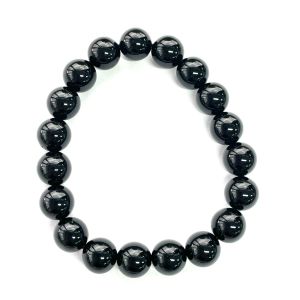 Black Obsidian Beads Bracelet -10mm