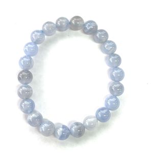 Blue Lace Agate - Beads Bracelet 