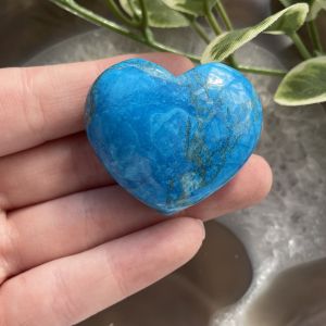 Blue Howlite Heart 4cm