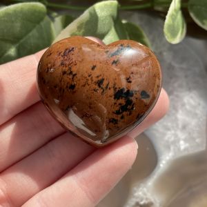 Mahogany Obsidian Heart 4cm